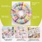 Incraftables Colored Washi Tape (40pcs). Assorted Colorful Craft Tape 10 Feet x ½ Inch Rolls. Rainbow Colored Painters Tape. Multi-Color Washi Tape for Arts & Crafts, Labeling, KIds & Teachers